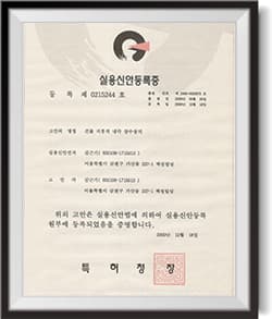 특허 인증서 1